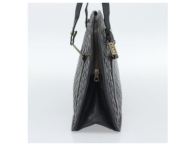 Borsa a Spalla FENDI in Pelle Nera e Oro Auth bs35826 Nero D'oro - vista 3