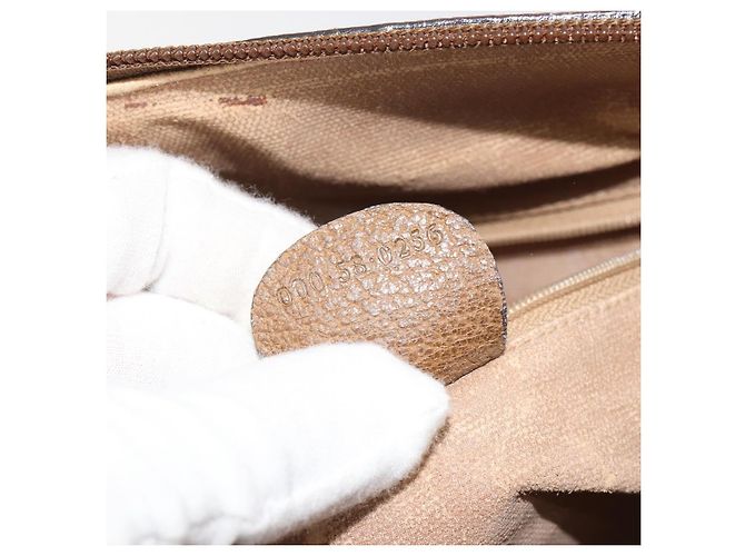 Borsa GUCCI Canvas 2way Beige Oro 000 58 0256 Auth ka5082 D'oro - vista 12