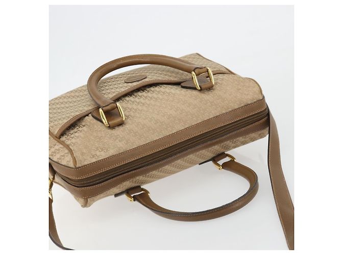 Borsa GUCCI Canvas 2way Beige Oro 000 58 0256 Auth ka5082 D'oro - vista 6
