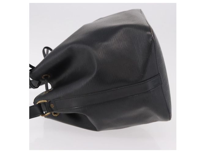 Borsa a Spalla LOUIS VUITTON Epi Petit Noe Nero M44102 LV Auth 189169 - vista 4