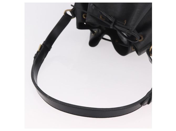 Borsa a Spalla LOUIS VUITTON Epi Petit Noe Nero M44102 LV Auth 189169 - vista 7