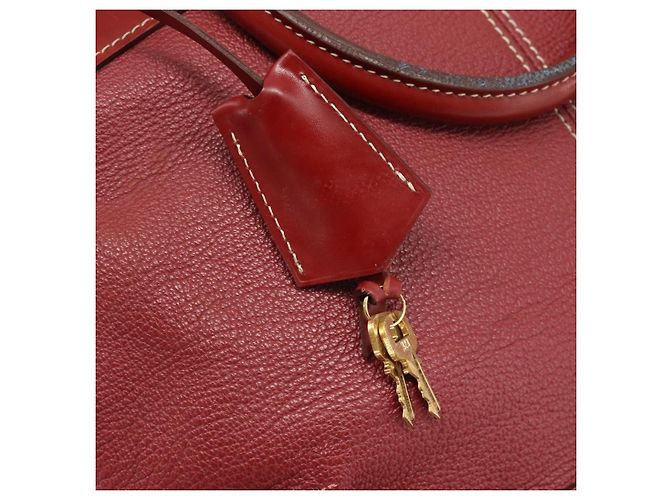 Borsa LOUIS VUITTON Lockit Suhari Red M95862 LV Auth bs35734A Rosso - vista 10