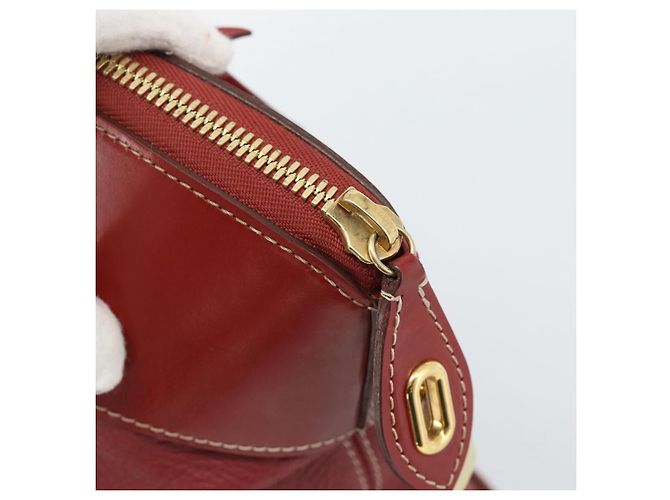 Borsa LOUIS VUITTON Lockit Suhari Red M95862 LV Auth bs35734A Rosso - vista 19