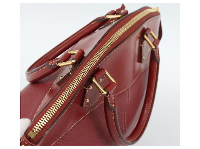 Borsa LOUIS VUITTON Lockit Suhari Red M95862 LV Auth bs35734A Rosso - vista 6