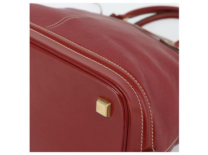 Borsa LOUIS VUITTON Lockit Suhari Red M95862 LV Auth bs35734A Rosso - vista 8