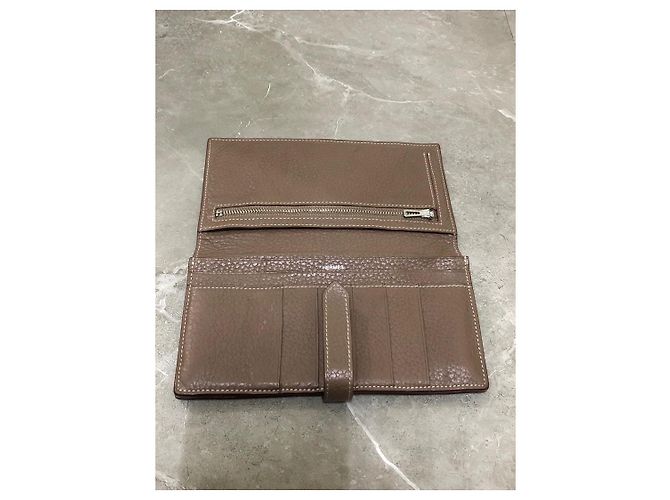 Cartera Hermès Kelly en cuero taupe - vista 6