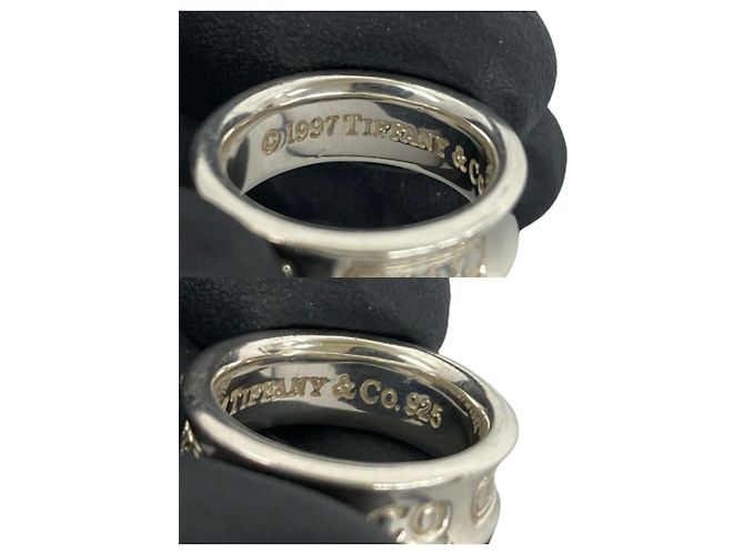 Tiffany & Co Anello Tiffany Vintage Narrow Band in Argento - vista 3