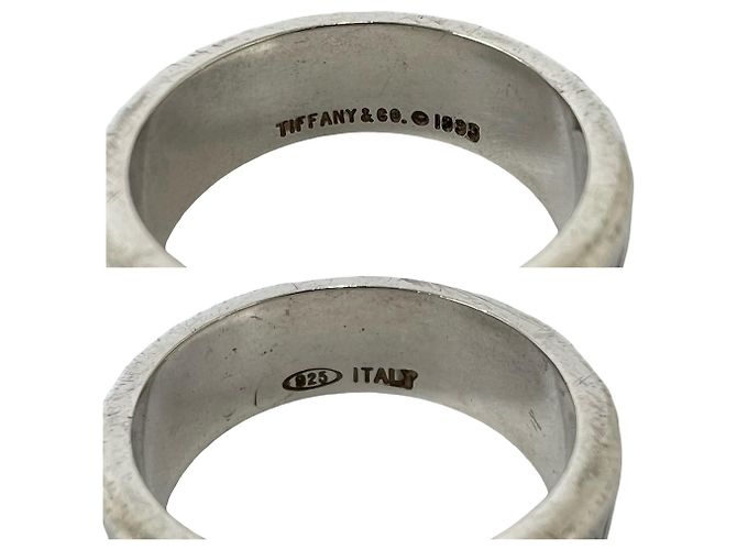 Tiffany & Co Anello Tiffany Vintage Atlas Band Argento - vista 3