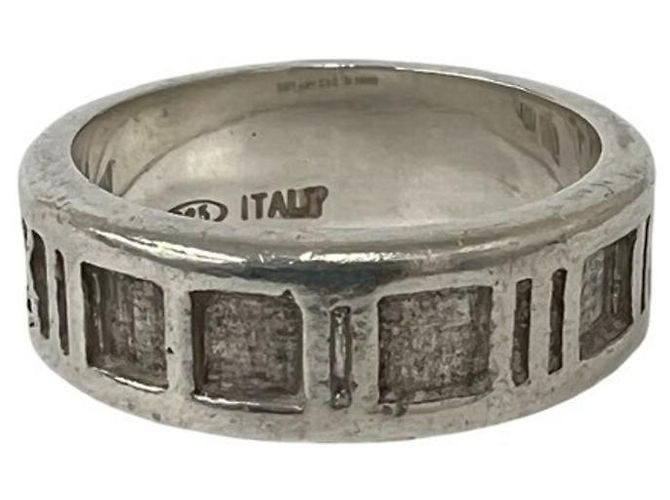 Tiffany & Co Anello Tiffany Vintage Atlas Band Argento - vista 4