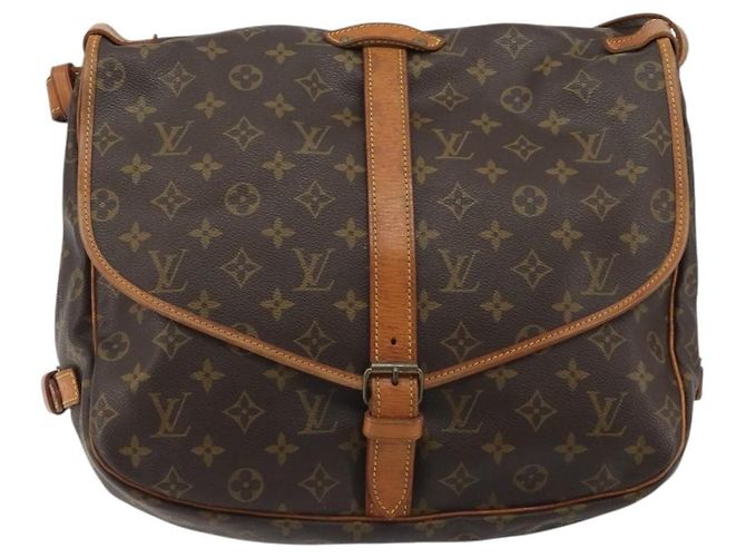 LOUIS VUITTON Sac à épaule Monogram Saumur 35 M42254 LV Auth ka5008 Monogramme - vue 13