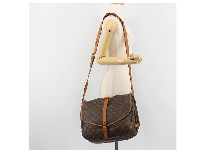 LOUIS VUITTON Sac à épaule Monogram Saumur 35 M42254 LV Auth ka5008 Monogramme - vue 31