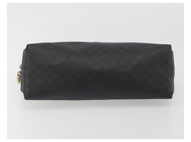 Clutch GUCCI Micro GG Supreme in PVC Nero Oro 014 58 0198 Auth mr2532 D'oro - vista 6