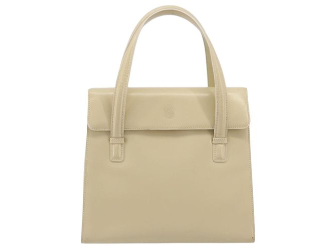 Borsa LOEWE in pelle 2way Avorio Oro Auth 189745A D'oro Crudo - vista 13