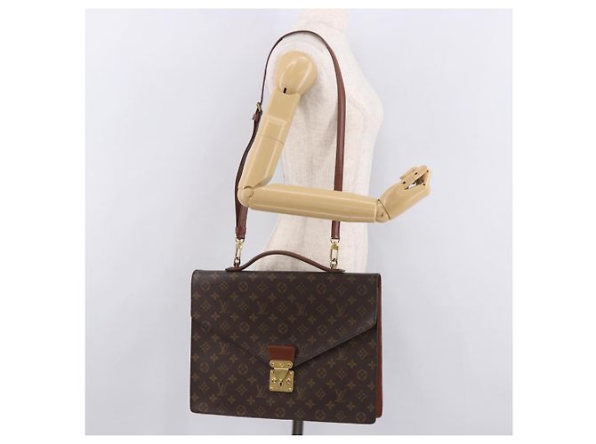 LOUIS VUITTON Monogram Porte Documents Bandouliere Bag M53338 LV Auth BA13560A Monogramma - vista 27