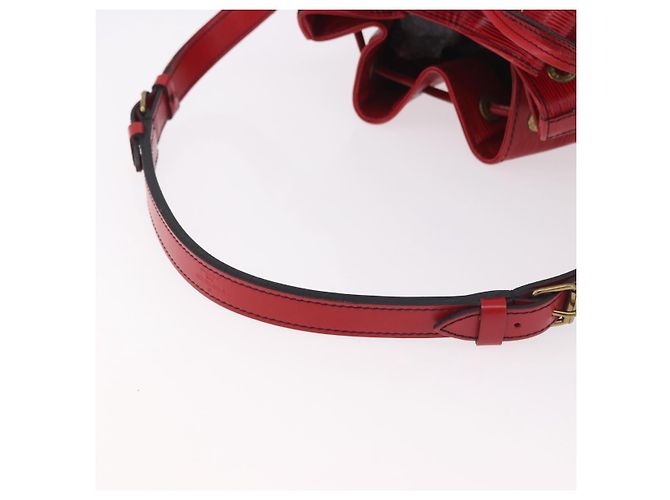 Bolso de Hombro LOUIS VUITTON Epi Petit Noe Rojo M44107 LV Auth 189163 Roja - vista 7