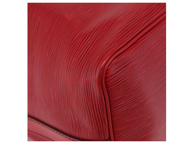 Bolso de Hombro LOUIS VUITTON Epi Petit Noe Rojo M44107 LV Auth 189163 Roja - vista 9