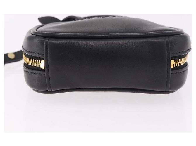 Charm per borsa Miu Miu Matelasse in pelle nera e oro Auth 188997M Nero D'oro - vista 5