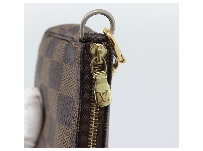 LOUIS VUITTON Damier Ebene Mini Pochette Accessoires Tasche N58009 Auth BA13778A - Ansicht 10