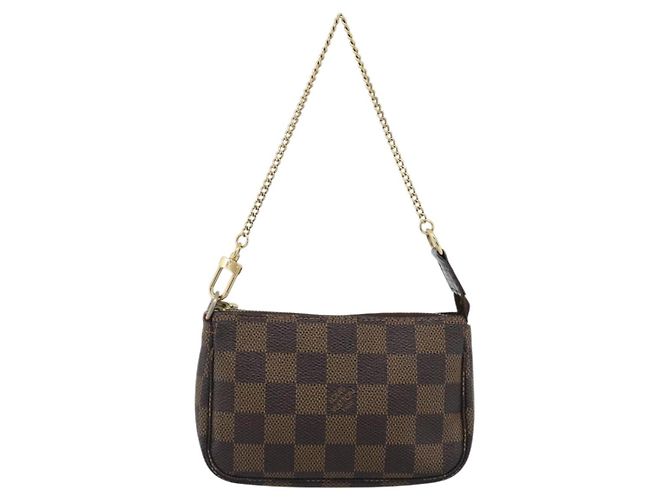 LOUIS VUITTON Damier Ebene Mini Pochette Accessoires Tasche N58009 Auth BA13778A - Ansicht 13