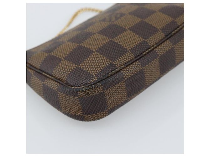 LOUIS VUITTON Damier Ebene Mini Pochette Accessoires Tasche N58009 Auth BA13778A - Ansicht 14