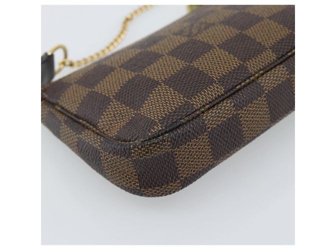 LOUIS VUITTON Damier Ebene Mini Pochette Accessoires Tasche N58009 Auth BA13778A - Ansicht 16