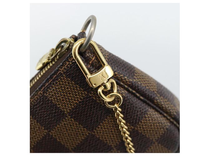 LOUIS VUITTON Damier Ebene Mini Pochette Accessoires Tasche N58009 Auth BA13778A - Ansicht 18