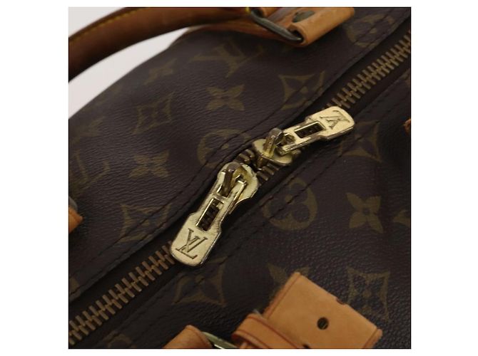 LOUIS VUITTON Monogram Keepall 50 Boston Bag M41426 LV Auth 188940 Monogramma - vista 9