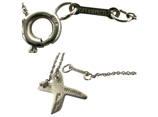 Tiffany & Co Collana Tiffany Vintage Kiss Argento - vista 3