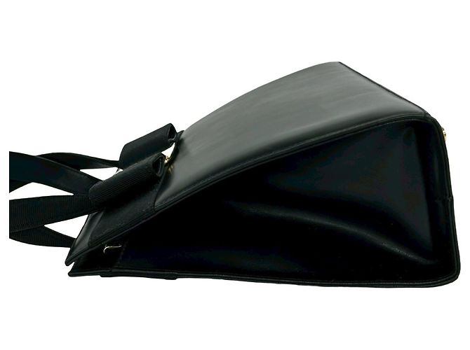 Borsa a tracolla Salvatore Ferragamo con logo Vara Ribbon Nero - vista 5