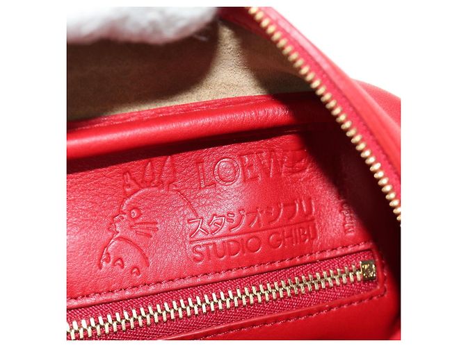LOEWE × Studio Ghibli Amazona 19 Baby Mouse Hand Bag Leder Rot Authentisch 167438SM - Ansicht 27