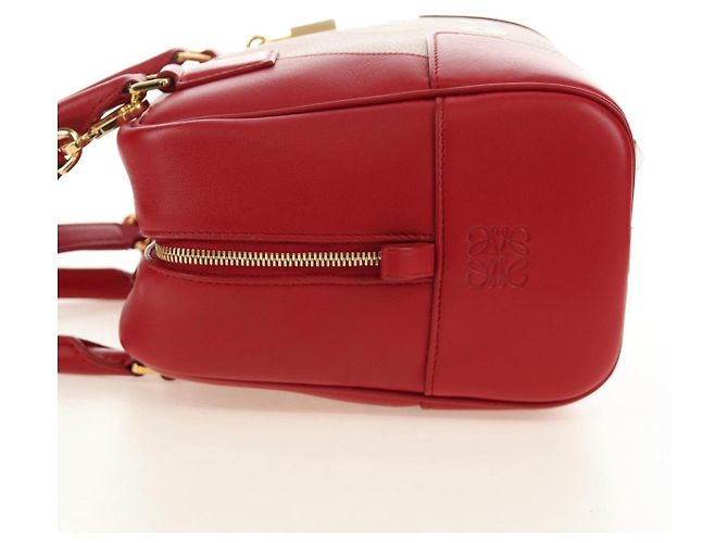 LOEWE × Studio Ghibli Amazona 19 Baby Mouse Hand Bag Leder Rot Authentisch 167438SM - Ansicht 3