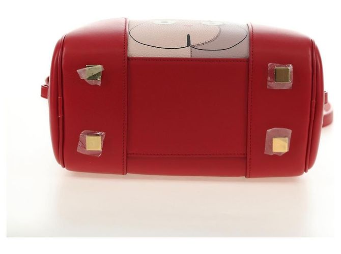 LOEWE × Studio Ghibli Amazona 19 Baby Mouse Hand Bag Leder Rot Authentisch 167438SM - Ansicht 5