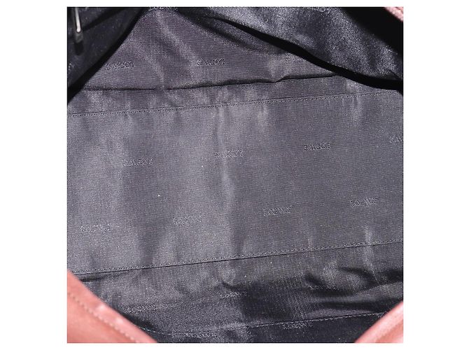 Borsa a mano LOEWE Amazona 36 in pelle marrone argento autentica 190296A - vista 11