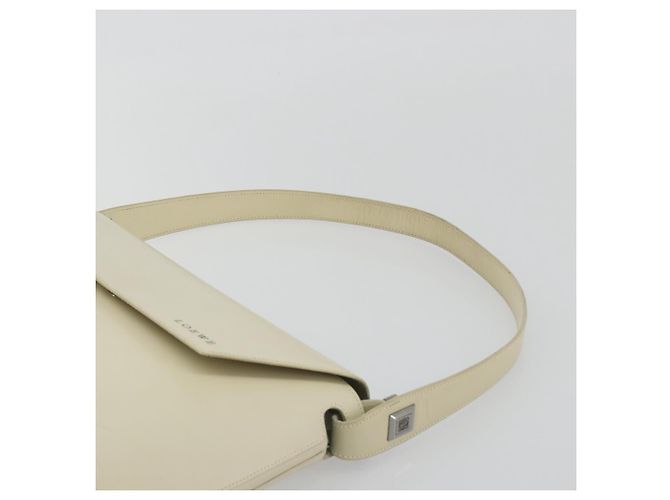 Borsa LOEWE in vernice beige argento Auth bs35774 - vista 14