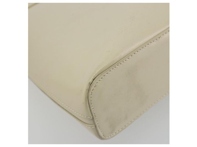 Borsa LOEWE in vernice beige argento Auth bs35774 - vista 17