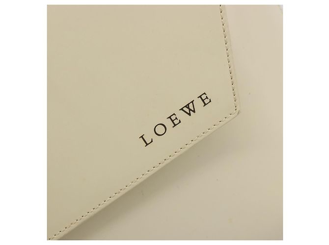 Borsa LOEWE in vernice beige argento Auth bs35774 - vista 18