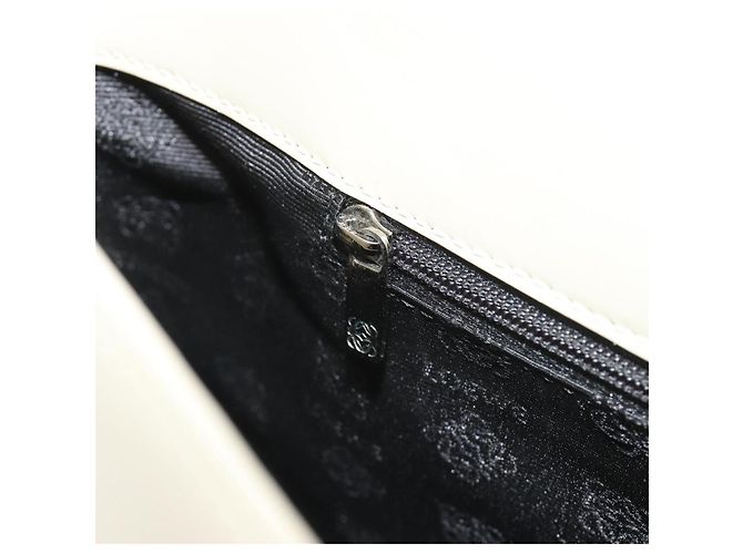 Borsa LOEWE in vernice beige argento Auth bs35774 - vista 22