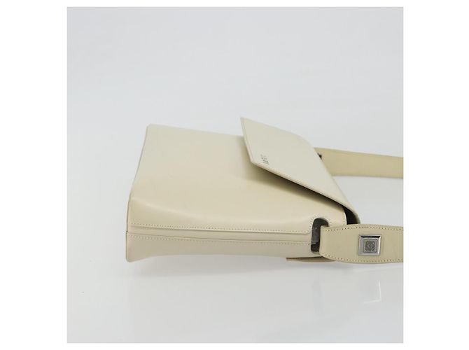 Borsa LOEWE in vernice beige argento Auth bs35774 - vista 3