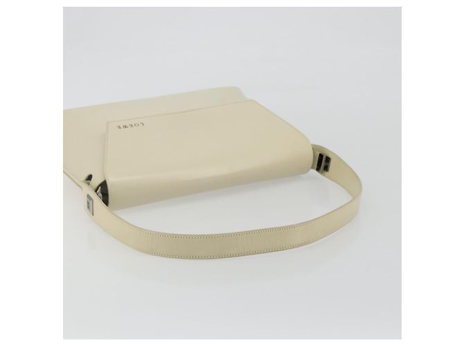 Borsa LOEWE in vernice beige argento Auth bs35774 - vista 7