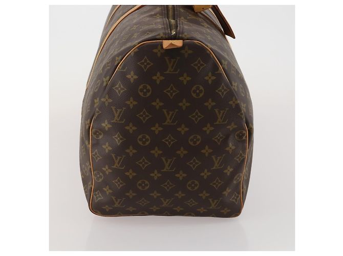 LOUIS VUITTON Monogram Keepall 60 Boston Bag M41422 LV Auth 188986A Monogramma - vista 4