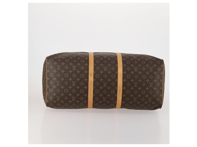 LOUIS VUITTON Monogram Keepall 60 Boston Bag M41422 LV Auth 188986A Monogramma - vista 5
