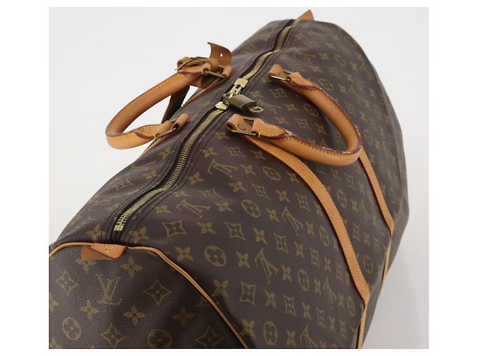 LOUIS VUITTON Monogram Keepall 60 Boston Bag M41422 LV Auth 188986A Monogramma - vista 6