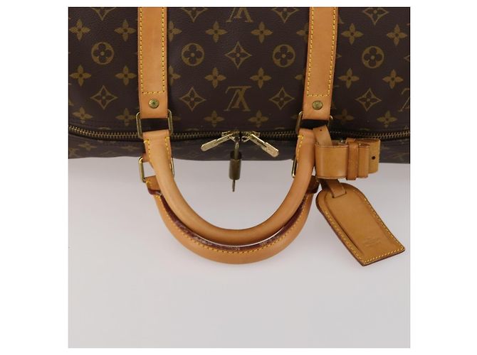 LOUIS VUITTON Monogram Keepall 60 Boston Bag M41422 LV Auth 188986A Monogramma - vista 7
