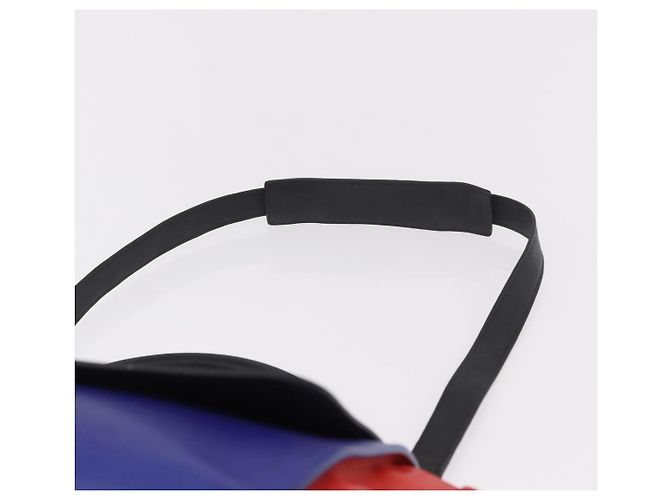 Céline Borsa CELINE Trapeze in pelle 2way Rosso Nero Auth ka5041A - vista 15