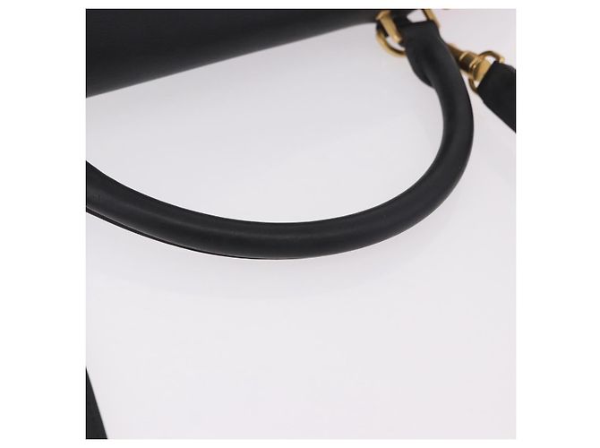 Céline Borsa CELINE Trapeze in pelle 2way Rosso Nero Auth ka5041A - vista 7