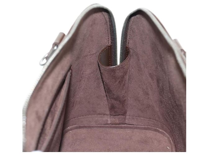 Borsa LOUIS VUITTON Epi Alma Mocha M5214D LV Auth 189669V Marrone - vista 21