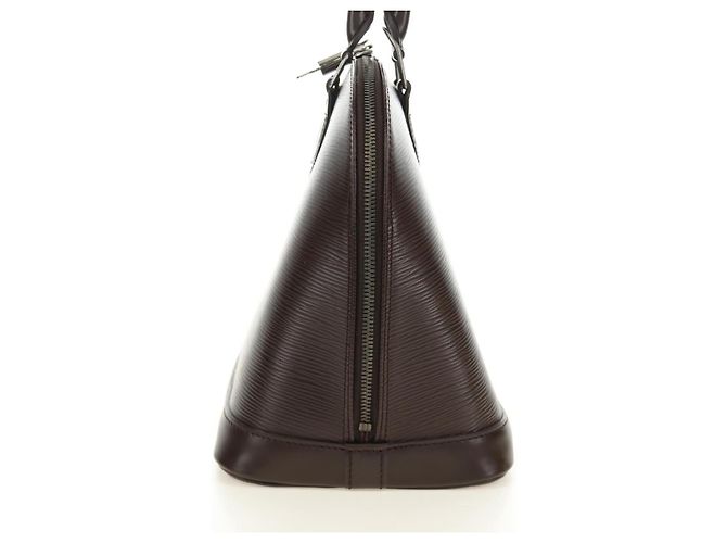 Borsa LOUIS VUITTON Epi Alma Mocha M5214D LV Auth 189669V Marrone - vista 3