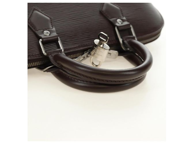 Borsa LOUIS VUITTON Epi Alma Mocha M5214D LV Auth 189669V Marrone - vista 8