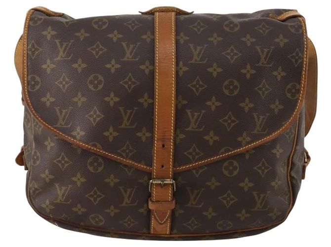 LOUIS VUITTON Borsa a Spalla Monogram Saumur 35 M42254 LV Auth BA13483 Monogramma - vista 13