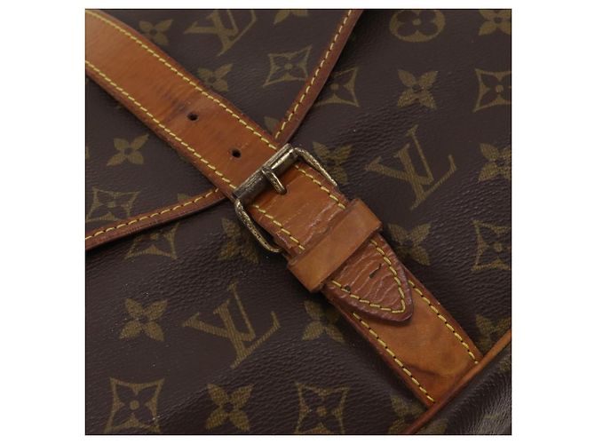 LOUIS VUITTON Borsa a Spalla Monogram Saumur 35 M42254 LV Auth BA13483 Monogramma - vista 22